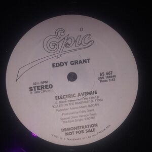Eddie Grant Lp Promo Electric Avenue Walking On Sunshine 2005 Epic CBS